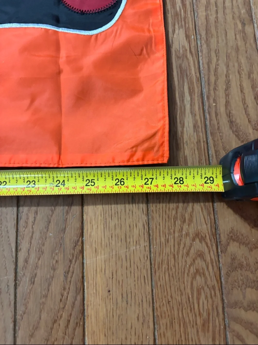 Orange Halloween 'October 31' Decorative Flag - Unbranded